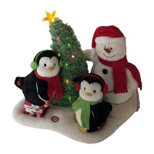 2006 Hallmark Jingle Pals Very Merry Trio  Snowman Penguin Christmas Tree